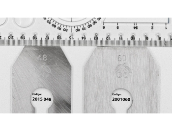 2001060-2001060, Hoja de cepillo 60x3.3mm alto carbono 61 HRc Dos Cerezas-5.