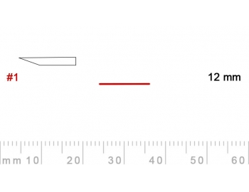 BCh 12-Pfeil BCh 12 Formon 12mm, Butt chisel -2.