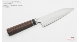 GUB0057-Cuchillo Santoku 18cm acero Elmax Dohnal GUB0057.